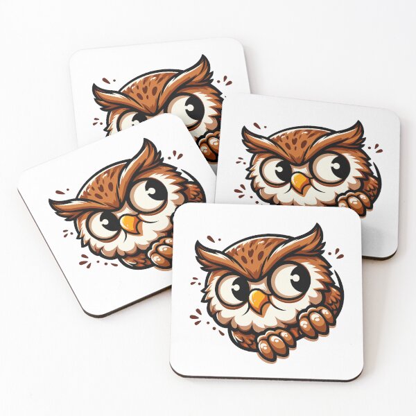 Item preview, Funny Cute Peek Owl designed and sold by Designowner.