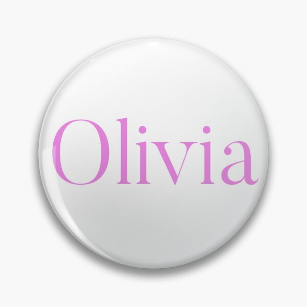 Artikelvorschau, Olivia Namensaufkleber entworfen und verkauft von PixelPrintPH.