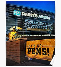 Lets Go Pens Poster