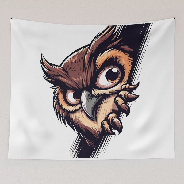 Item preview, Funny Peek Owl designed and sold by Designowner.