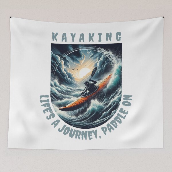 Item preview, Life's a journey, paddle on designed and sold by DShirtRepublic.
