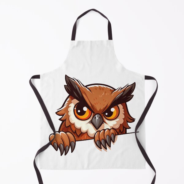 Item preview, Funny Cute Peek Owl: Curious eyes designed and sold by Designowner.
