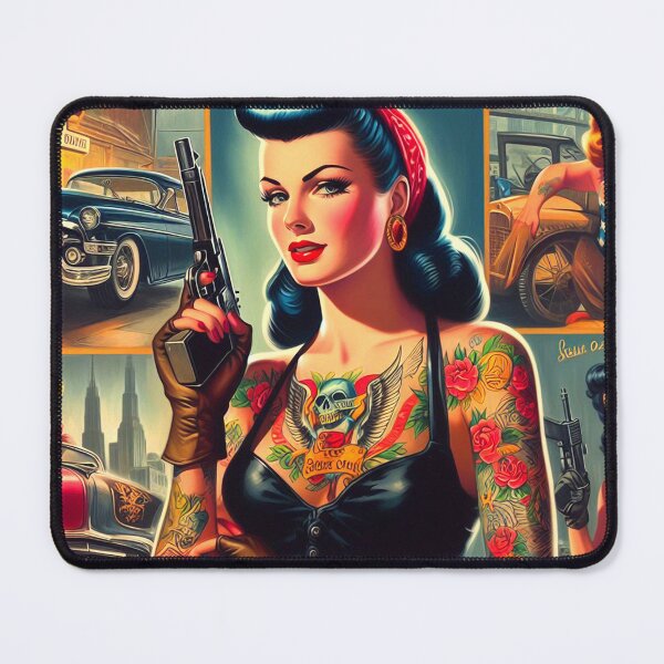 Item preview, Vintage Pulp Pin-up designed and sold by PulpVintage.