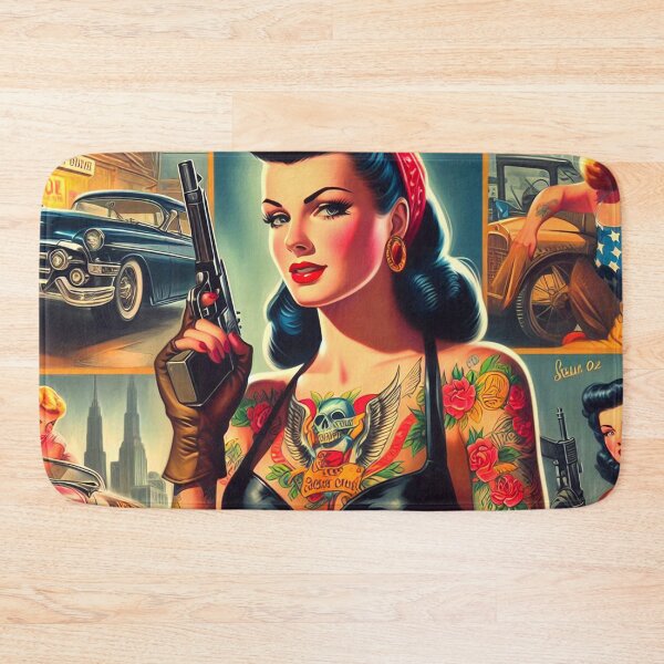 Item preview, Vintage Pulp Pin-up designed and sold by PulpVintage.