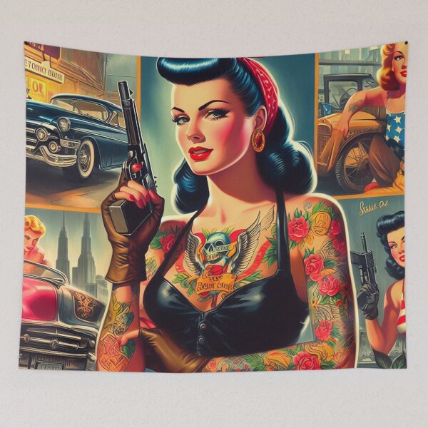 Item preview, Vintage Pulp Pin-up designed and sold by PulpVintage.