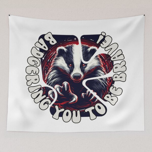 Item preview, Badgering you to be brave! designed and sold by DShirtRepublic.