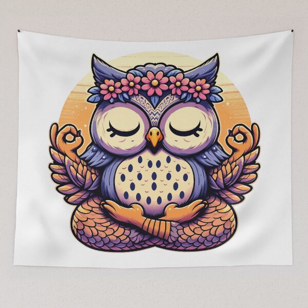 Item preview,  Owl Yoga designed and sold by Designowner.