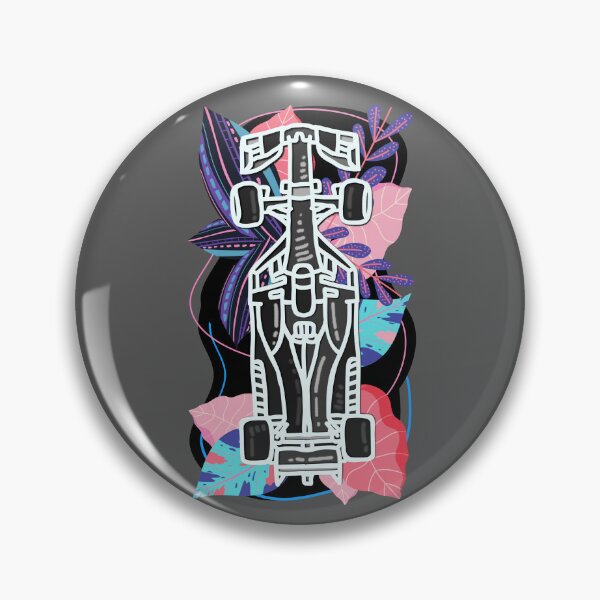 Item preview, Pink Tropical Neon Glowing Formula 1 Car designed and sold by FloralFastlane.