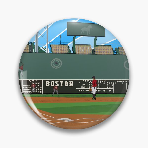 Item preview, Climbing the Green Monster at Fenway Park designed and sold by peterdrawings.
