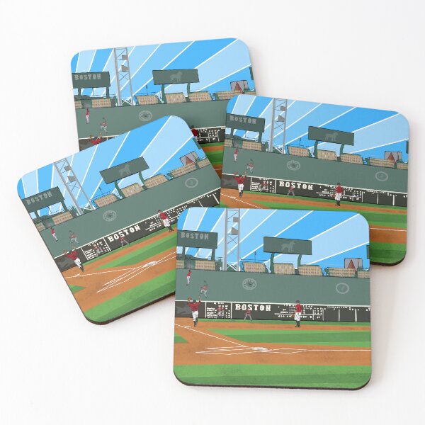Item preview, Climbing the Green Monster at Fenway Park designed and sold by peterdrawings.
