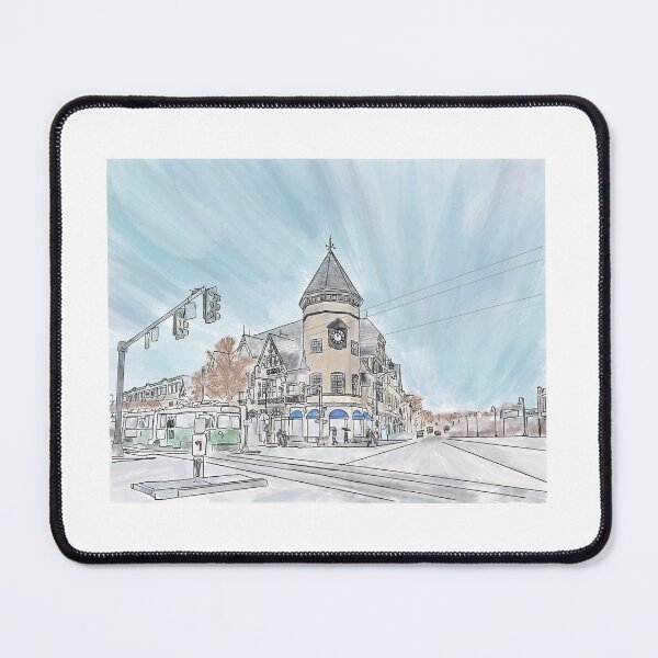 Item preview, Coolidge Corner Brookline MA designed and sold by peterdrawings.