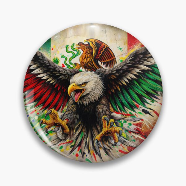 Item preview, The Powerful Mexican Eagle and its Flag designed and sold by PixelCraftDSG.