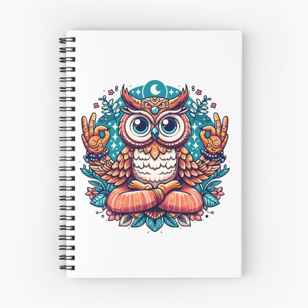 Item preview, Owl Yoga: Abstract Art designed and sold by Designowner.