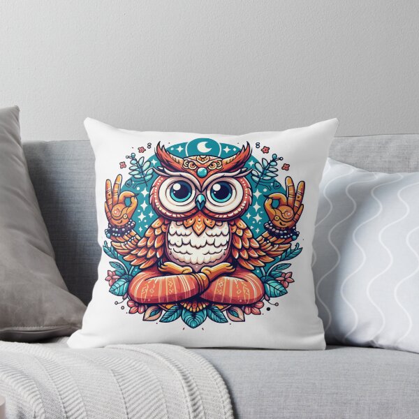 Item preview, Owl Yoga: Abstract Art designed and sold by Designowner.