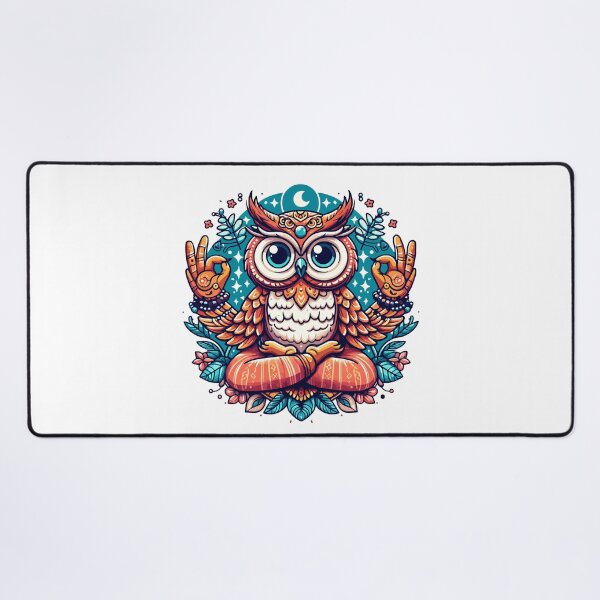 Item preview, Owl Yoga: Abstract Art designed and sold by Designowner.