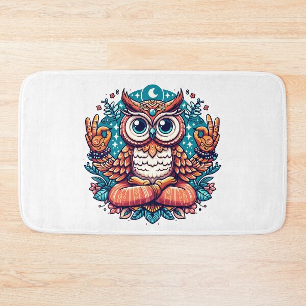 Item preview, Owl Yoga: Abstract Art designed and sold by Designowner.