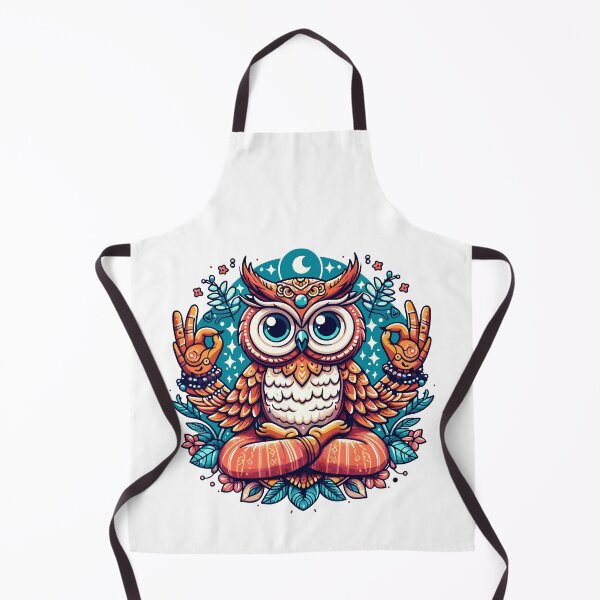 Item preview, Owl Yoga: Abstract Art designed and sold by Designowner.