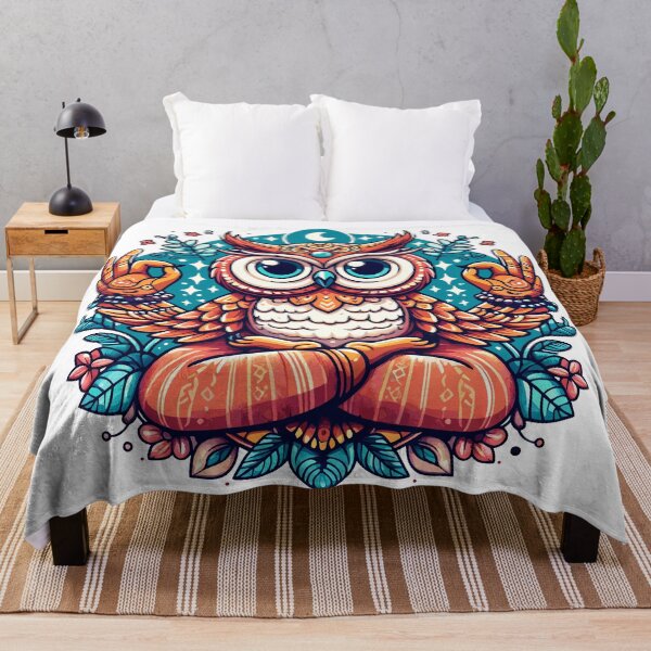 Item preview, Owl Yoga: Abstract Art designed and sold by Designowner.