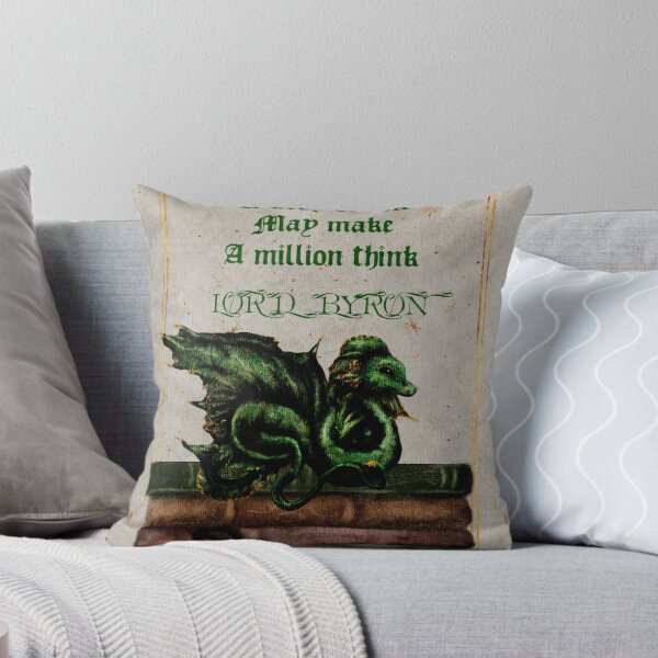 Item preview, Fantasy Art Book Dragon World Book Day Lord Byron Quote designed and sold by Monica Laipple.