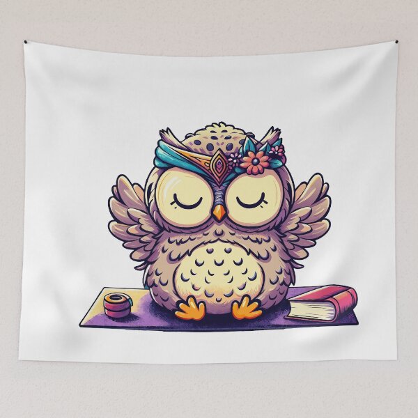 Item preview, Owl Yoga designed and sold by Designowner.