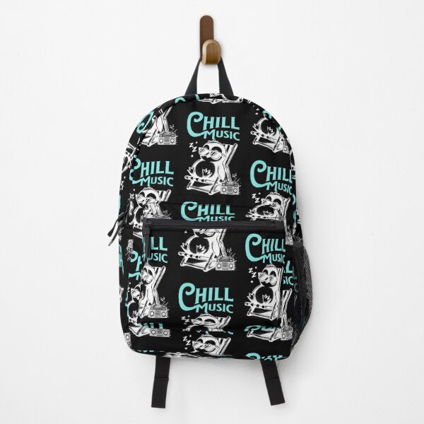 Item preview, CHILL OUT MUSIC - Chillax Penguin (blue/white), designed and sold by Discothreadz.