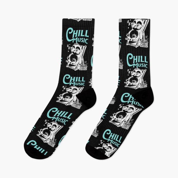 Item preview, CHILL OUT MUSIC  - Chillax Penguin (blue/white), designed and sold by Discothreadz.