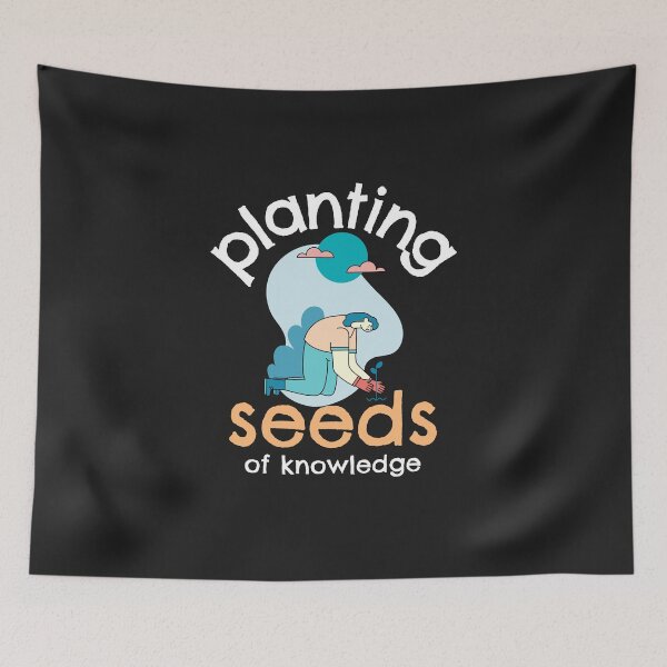 Item preview, planting seeds of knowledge  designed and sold by ninjapineapple.