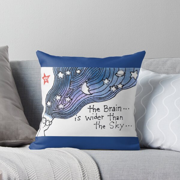 Item preview, El cerebro es más ancho que el cielo designed and sold by dosankodebbie's etegami world.