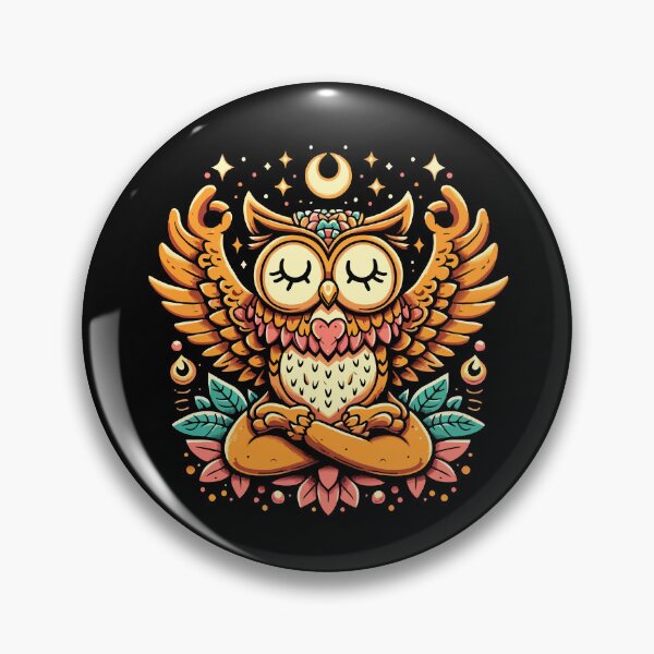 Item preview, Owl Yoga: Mystical Moonlit designed and sold by Designowner.
