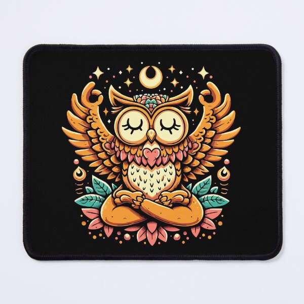 Item preview, Owl Yoga: Mystical Moonlit designed and sold by Designowner.