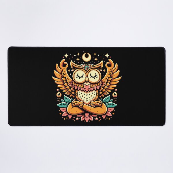 Item preview, Owl Yoga: Mystical Moonlit designed and sold by Designowner.