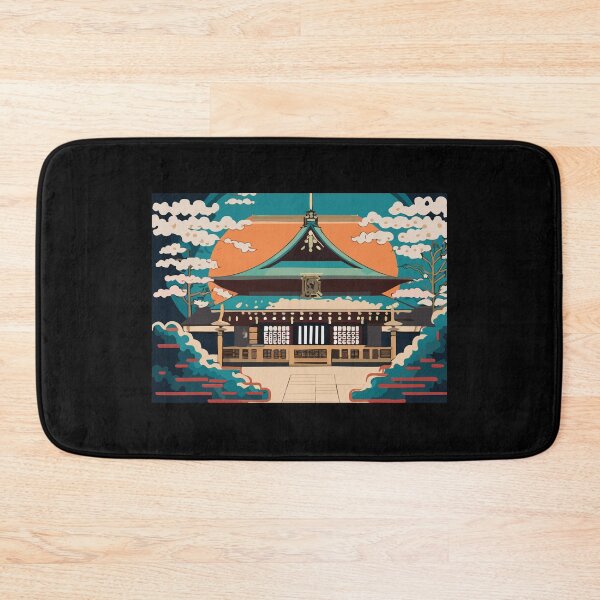 Item preview, Japanese Temple during sakura season  designed and sold by simsarahbim.