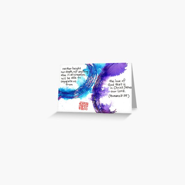 Neither Height nor Depth Greeting Card