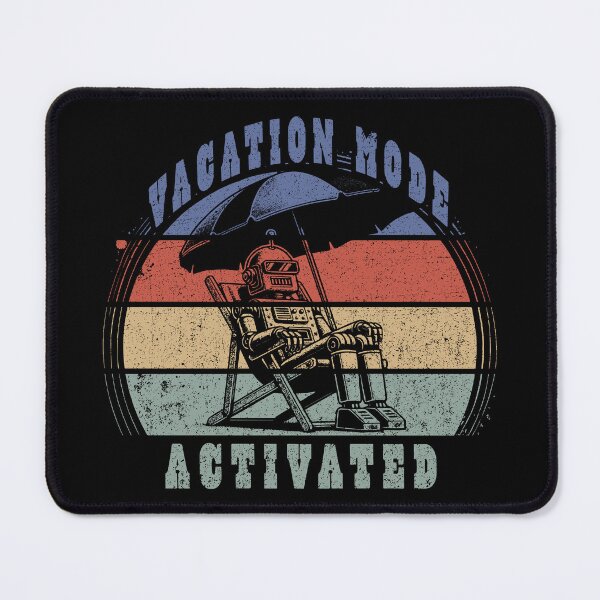 Item preview, Distressed Robot Vacation Vintage designed and sold by raymondjmcd.