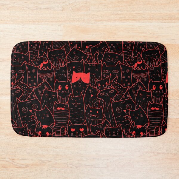Item preview, meaw cute cats red funny  designed and sold by mando24895.