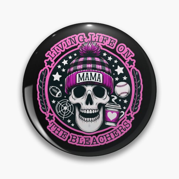 Item preview, Baseball Mama Living Life On The Bleachers designed and sold by WoodburyLake.