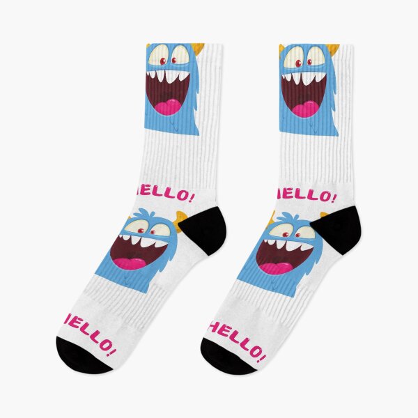 Item preview, Hello baby blue monster  designed and sold by NurzZz73.