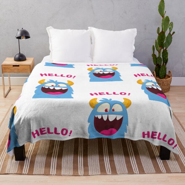 Item preview, Hello baby blue monster  designed and sold by NurzZz73.
