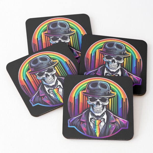 Item preview, Mr. Rainbow Skull logo designed and sold by ArtByFrancis.
