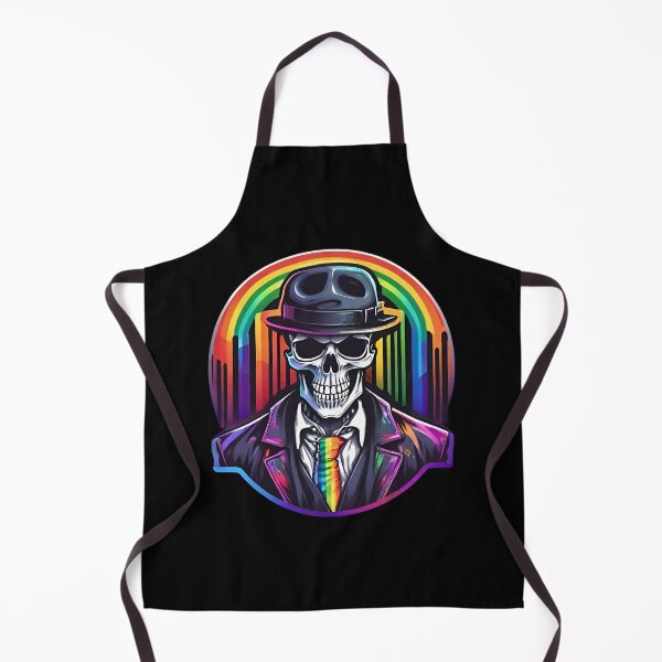 Item preview, Mr. Rainbow Skull logo designed and sold by ArtByFrancis.