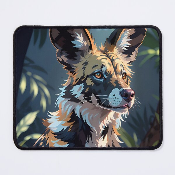Item preview, Cute African Wild Dog In The Jungle designed and sold by TheArtOfPat.