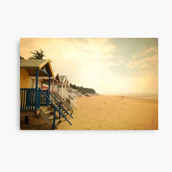 Item preview, Vintage style beach huts at Wells-next-the-sea designed and sold by MyriadLifePhoto.