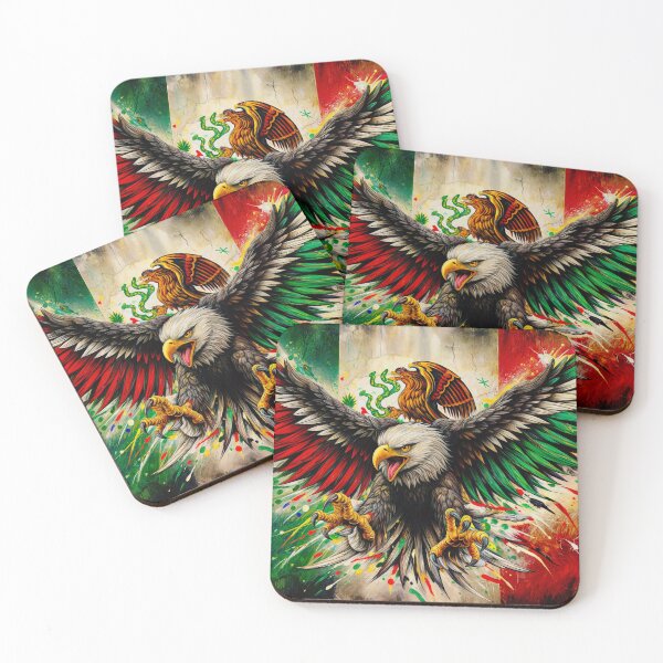 Item preview, The Powerful Mexican Eagle and its Flag designed and sold by PixelCraftDSG.