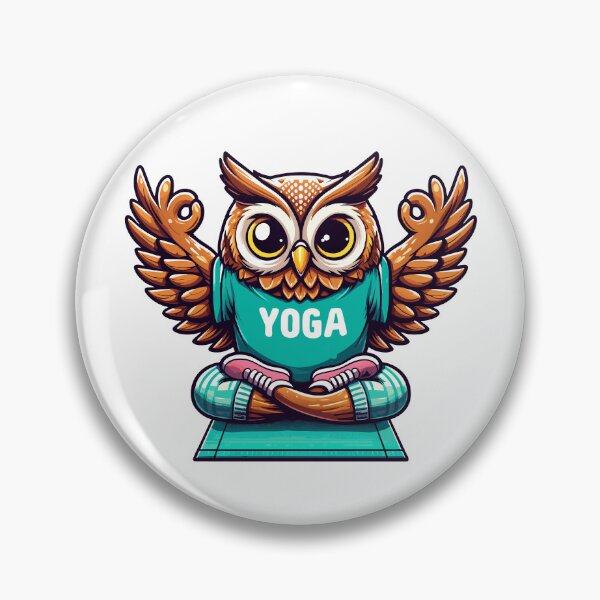 Item preview, Wise Owl Yoga Master - Serene Meditation Illustration designed and sold by Designowner.