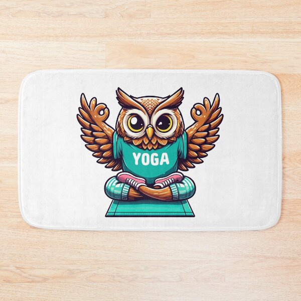 Item preview, Wise Owl Yoga Master - Serene Meditation Illustration designed and sold by Designowner.