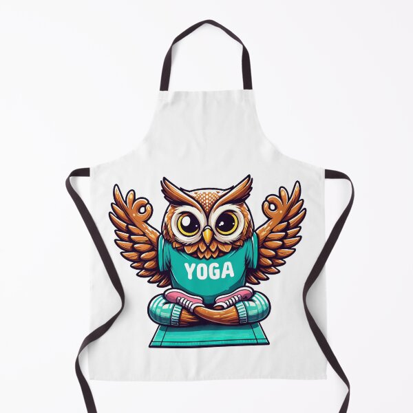 Item preview, Wise Owl Yoga Master - Serene Meditation Illustration designed and sold by Designowner.