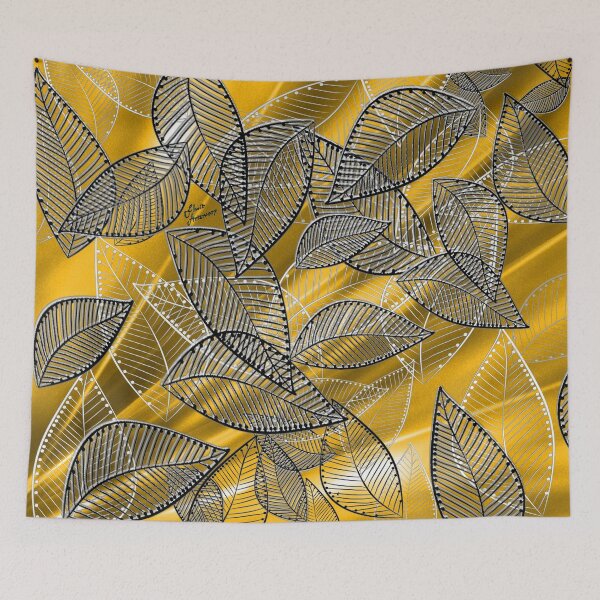 Item preview, Leaf In Time - Gold Warmth Reverse designed and sold by Fluid Artzworx.