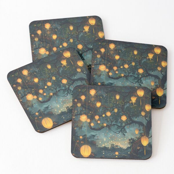 Item preview, Fireflies and Paper Lanterns designed and sold by wyntera.