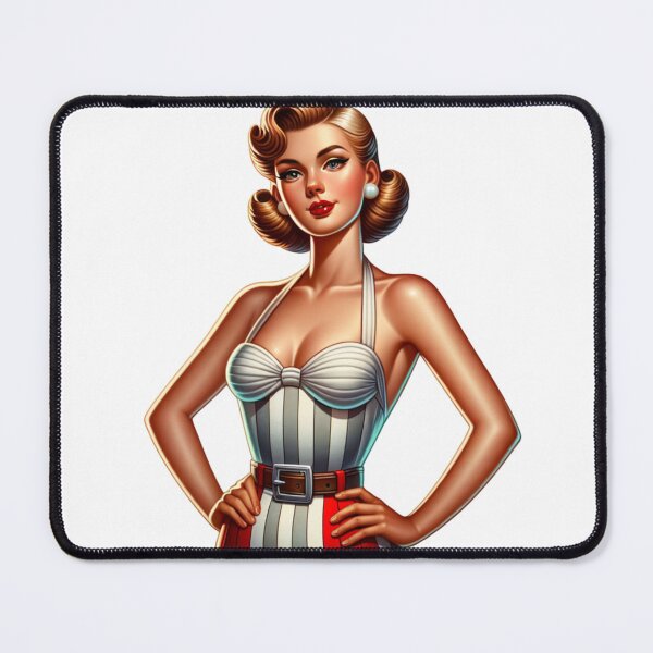 Item preview, Pin Up Girl in a Bathing Suit designed and sold by PassionforLove.