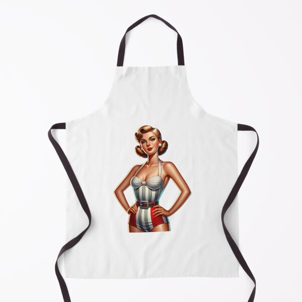 Item preview, Pin Up Girl in a Bathing Suit designed and sold by PassionforLove.